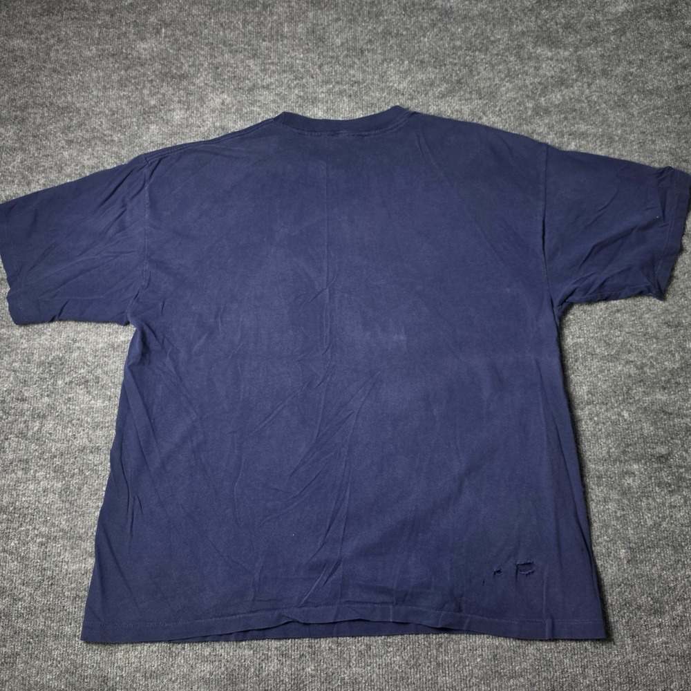 Vintage 90s Elmo Sesame Street Changes T Shirt Navy Blue XL Made in USA - Picture 8 of 11